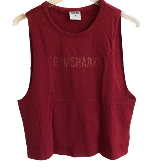 Gymshark Women's Burgundy Red MuscleTank Medium - Picture 1 of 7